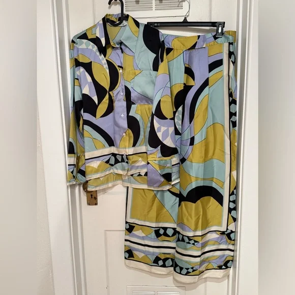 Zara Abstract Geometric Matching Set - Picture 4 of 6